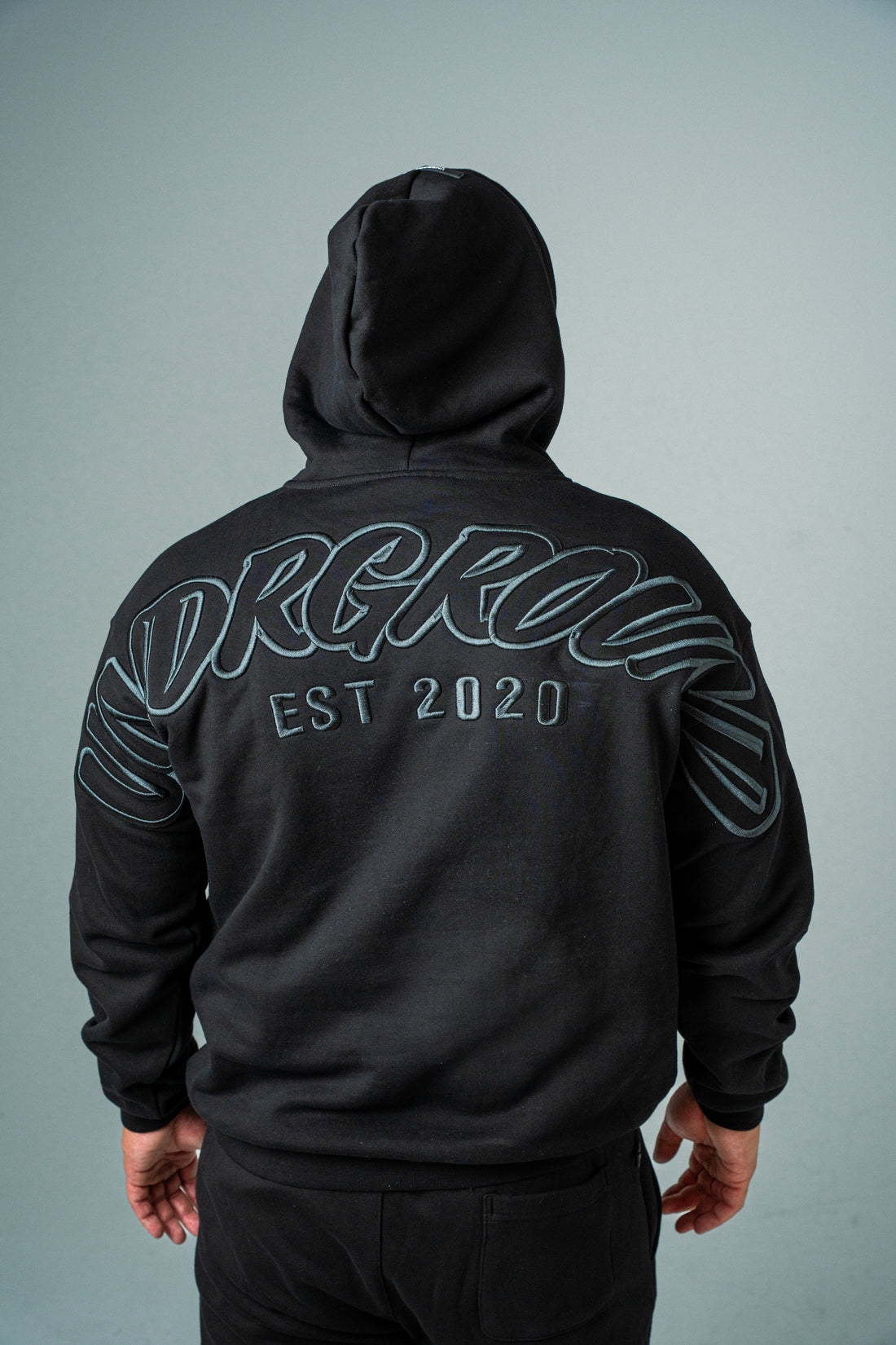 Hype Hoodie Black/Charcoal