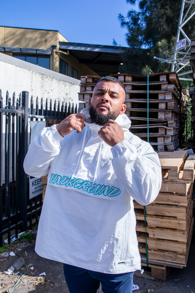 HEAVYWEIGHT WINDBREAKER X WHITE/TIFFANY
