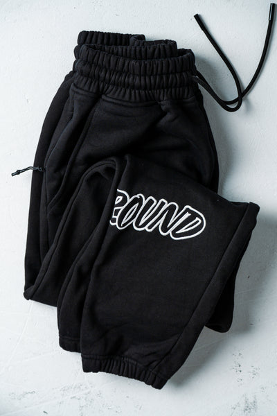 HYPE TRACKPANTS BLACK/SNOW