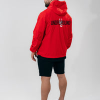 Windbreaker Half Zip x Red