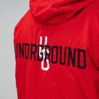 Windbreaker Half Zip x Red