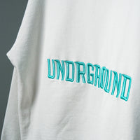 RELAXED FIT CREW (WHITE/TIFFANY)