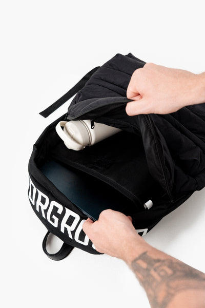 PUFFER BACKPACK (BLACK)