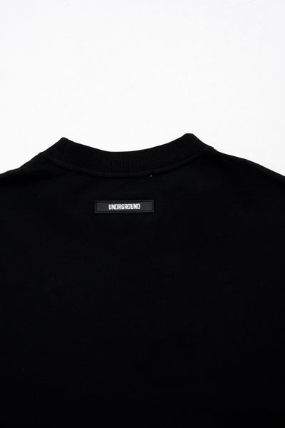CODE OF SILENCE TEE- (BLACK/TIFFANY)
