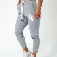 Grey Puff Print Joggers (UNISEX)