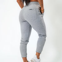 Grey Puff Print Joggers (UNISEX)