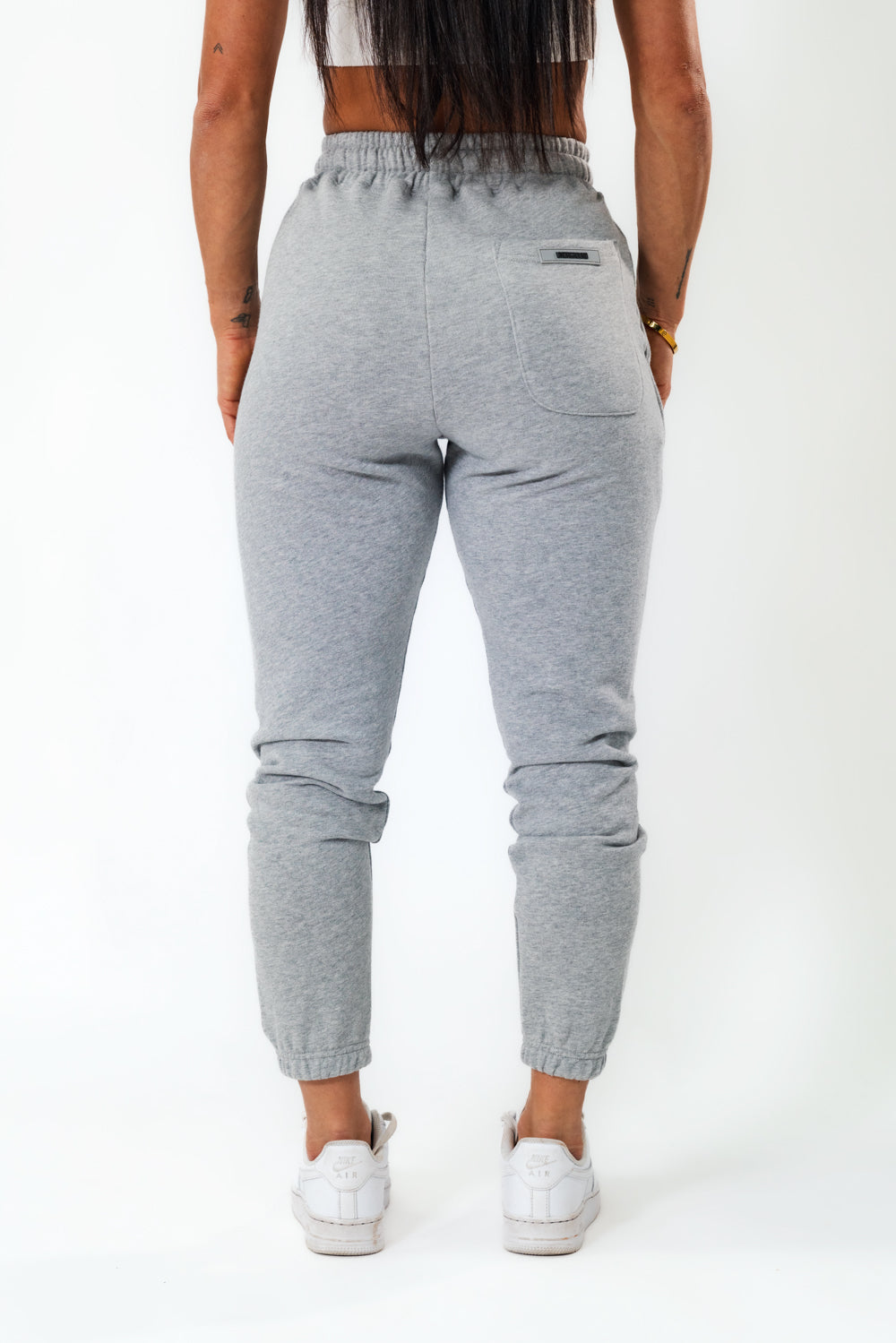 Grey Puff Print Joggers (UNISEX)