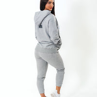 Grey Puff Print Joggers (UNISEX)