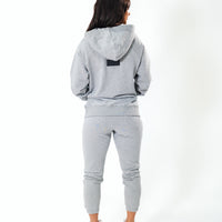 Grey Puff Print Joggers (UNISEX)