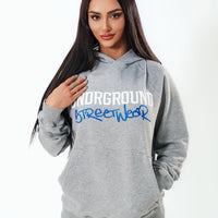 Grey Undrground Graphic Hoodie (UNISEX)