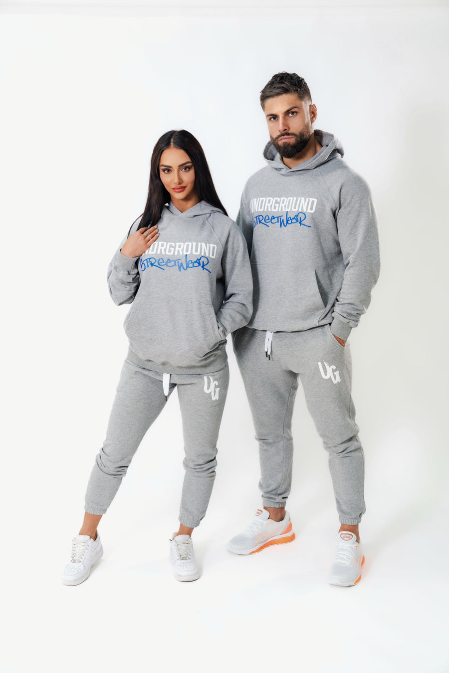 Grey Undrground Graphic Hoodie (UNISEX)