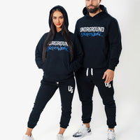 Black Undrground Graphic Hoodie