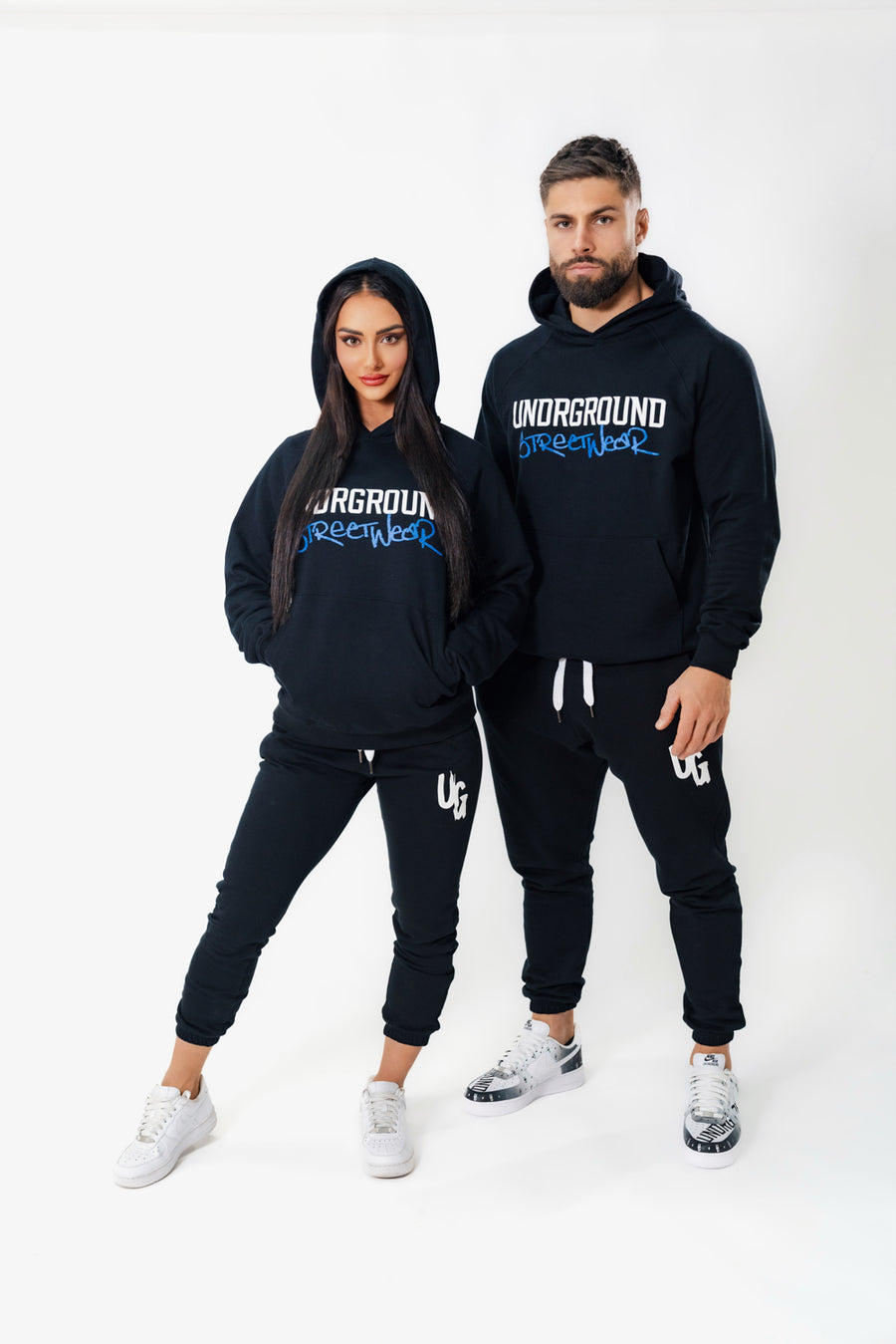 Black Undrground Graphic Hoodie