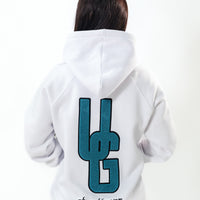 White UG Warm Up Hoodie (UNISEX)