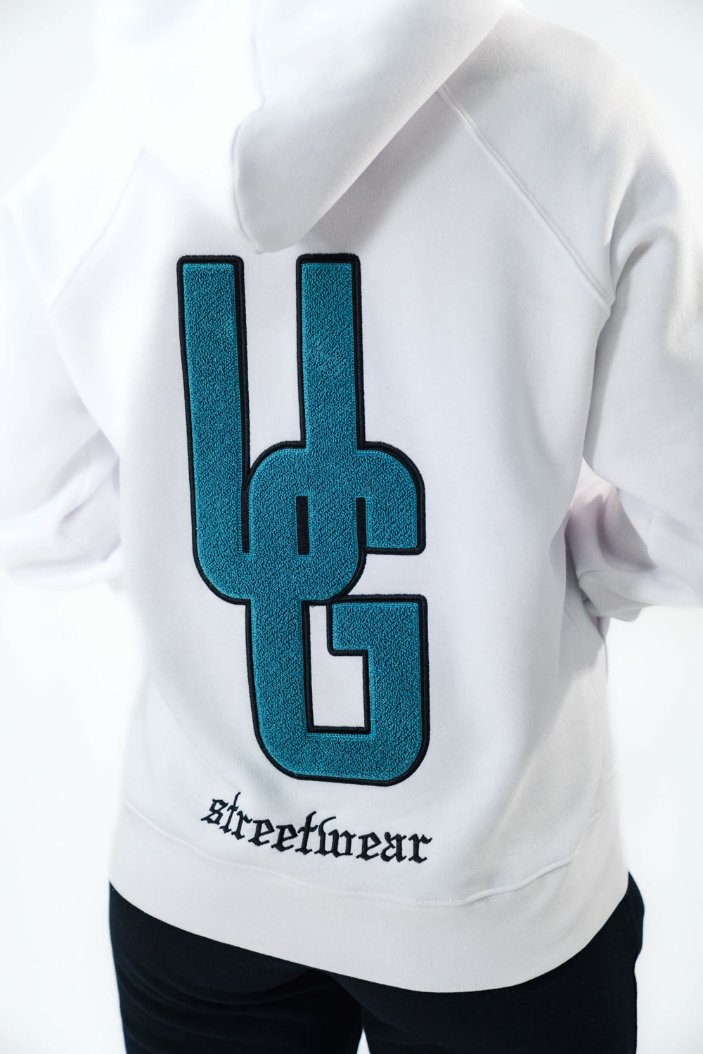 White UG Warm Up Hoodie (UNISEX)