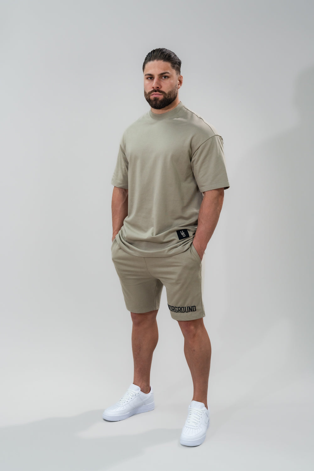 Relaxed Fit Shorts X Combat Khaki