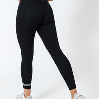 Jet Black V Waist Leggings