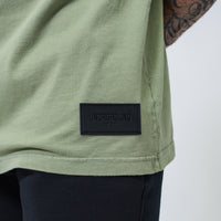 Khaki Oversized Box Fit Tee