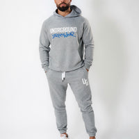 Grey Undrground Graphic Hoodie