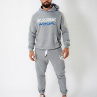 Grey Undrground Graphic Hoodie