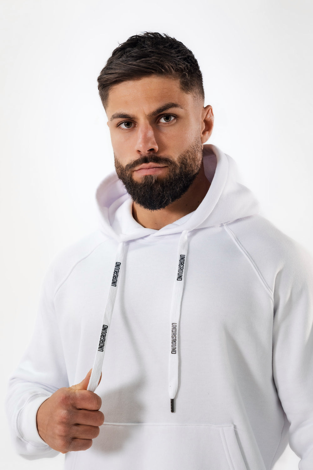 White UG Warm Up Hoodie