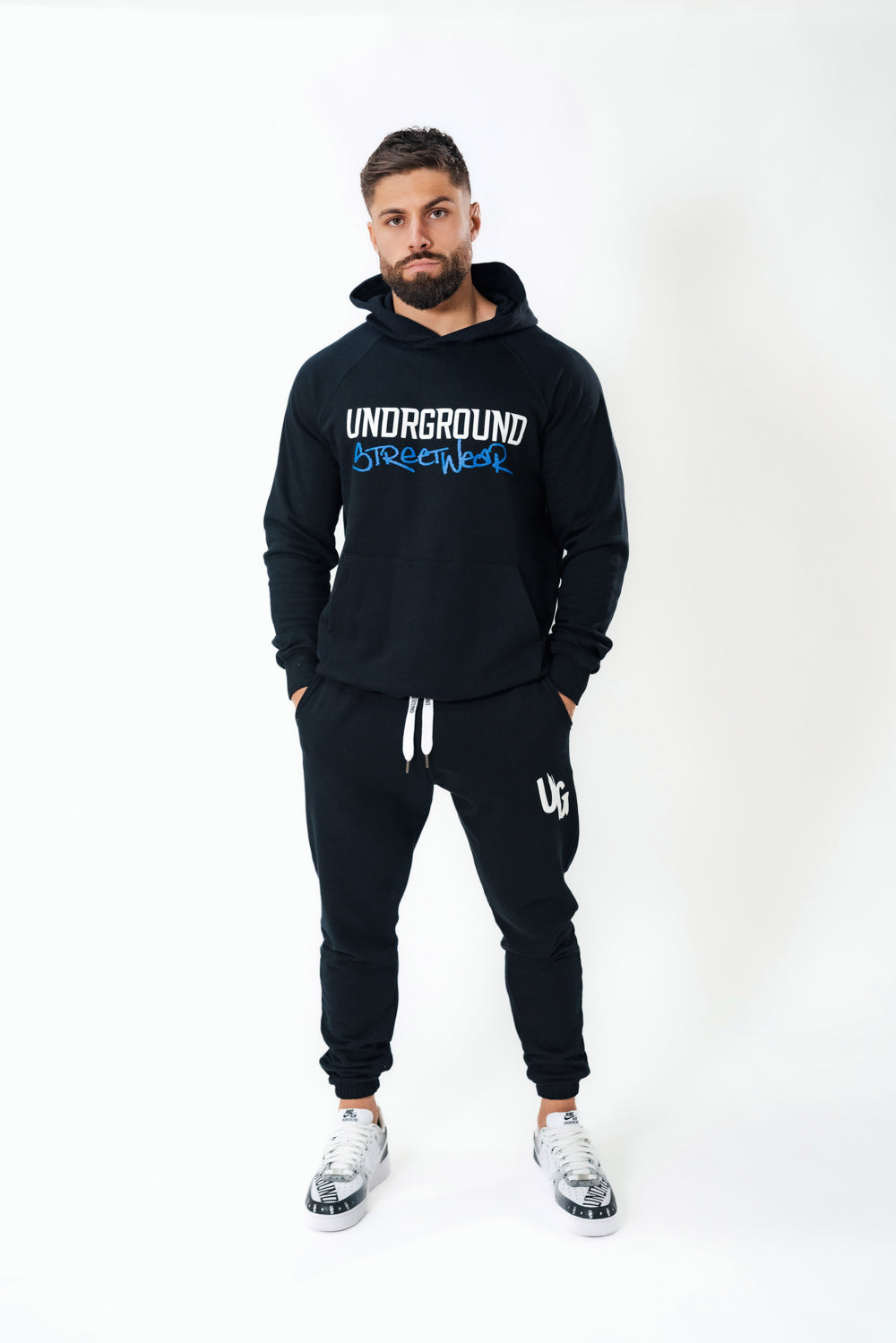 Black Undrground Graphic Hoodie