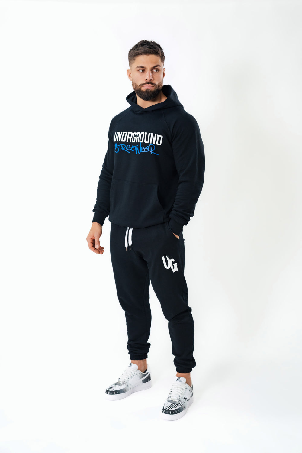 Black Undrground Graphic Hoodie