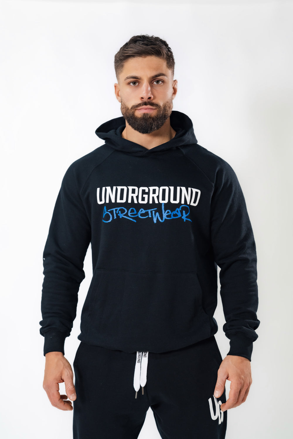 Black Undrground Graphic Hoodie