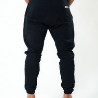 Black Puff Print Joggers