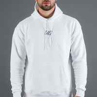 White/Grey Men's Hoodie