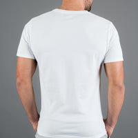 Fitted Tee White/Grey