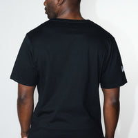 Fitted Tee Black/White OUT THA MUD