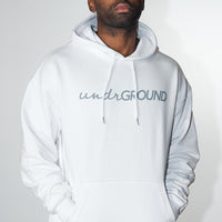 Loose Fit Hoodie White/Grey