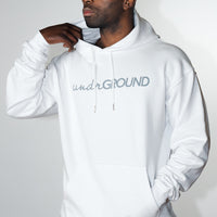 Loose Fit Hoodie White/Grey