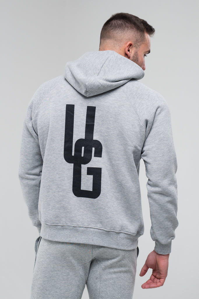 Cotton Hoodie x Marble Grey