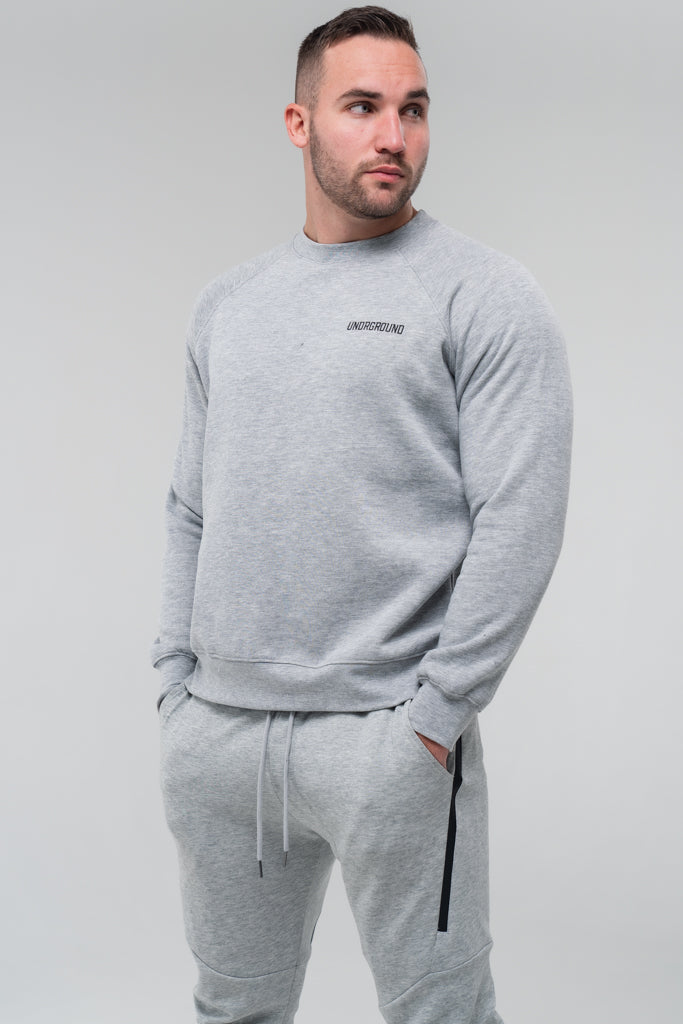 Crew Neck x Marble Grey