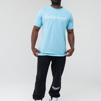 Straight Tee x Baby Blue