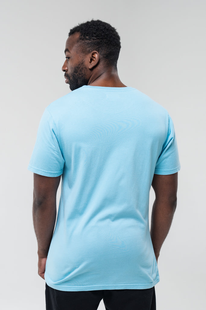 Straight Tee x Baby Blue