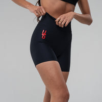 Bike Tights x Black Red Logo