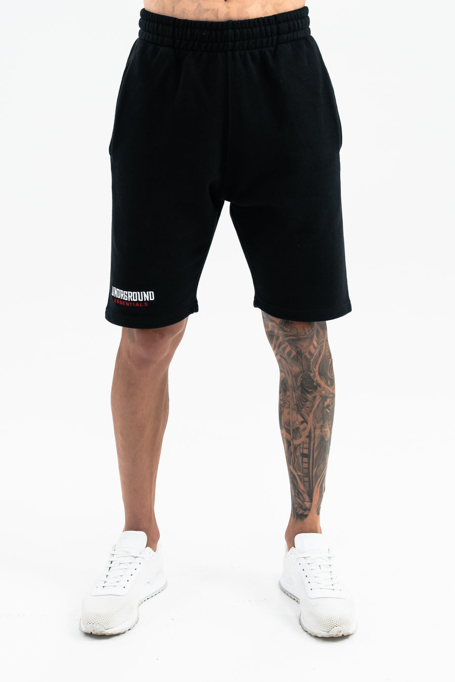 Men's Cotton Shorts x Black/Red