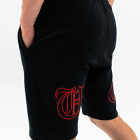 Men's Cotton Shorts x Black/Red