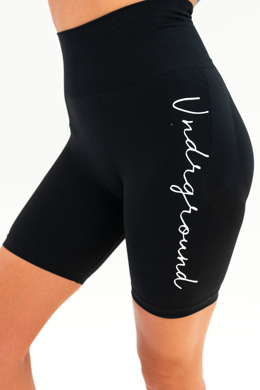 Booty Shaper Bike Shorts x Black